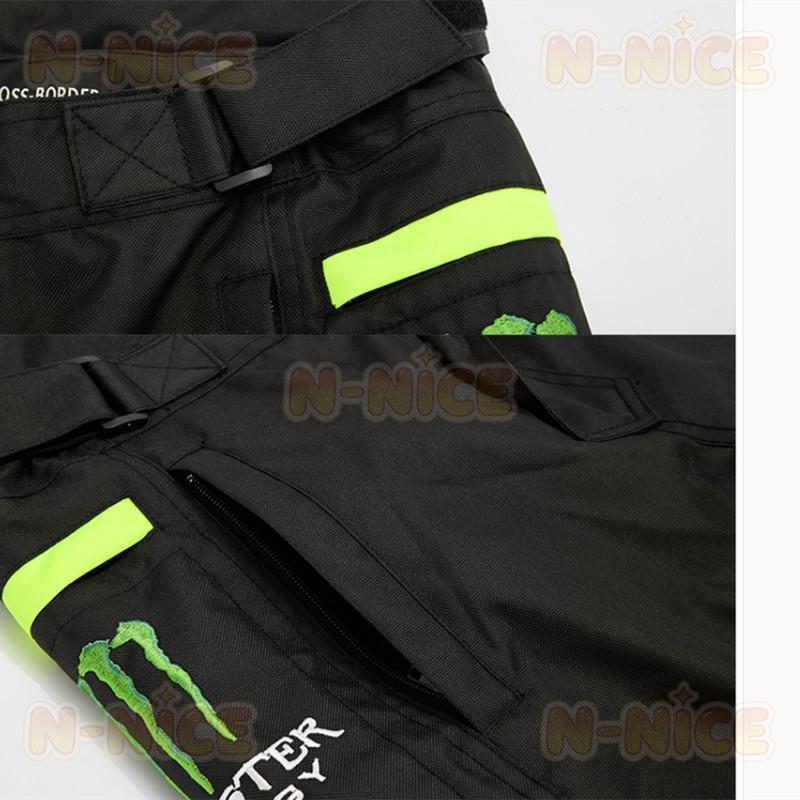 モンスター エナジー バイクパンツ ジャケット 上下セット 防風 防寒
