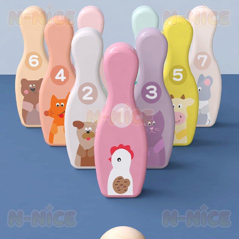 ボウリング 子供 ミニボーリングセット ボウリングゲーム 木のおもちゃ