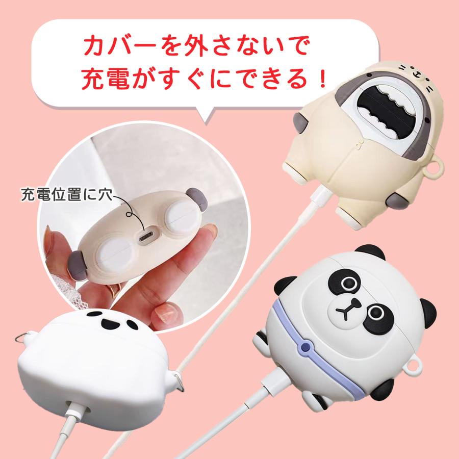 airpods pro ケース airpodspro エアポッツプロ エアポッツ プロ カバー エアーポッズ エアー ポッズ かわいい おしゃれ シリコン 第1世代 第2世代 第3世代｜mkmc-store｜03