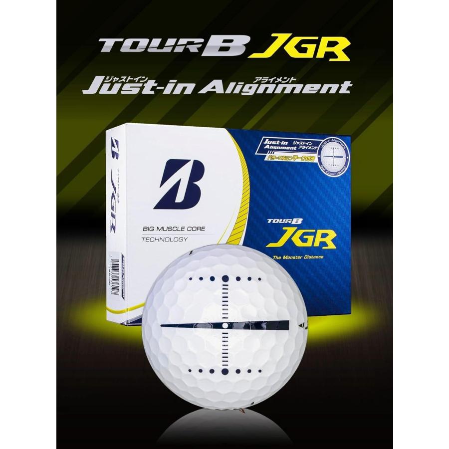 TOUR B jgr ゴルフボール 2023 ジャストインアライメント 新品 ブリヂストン ツアーb ボール tourb 1ダース ...