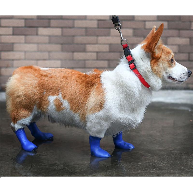 犬用 ペット用 犬の靴 犬靴 滑り止め レインブーツ 営業 ドッグブーツ 肉球保護 脱げない お出掛け 中型犬 お散歩 足裏保護 ドッグシューズ 小型犬