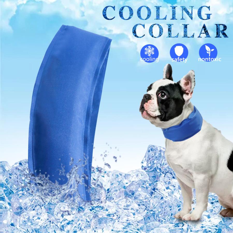 ネッククーラ ペット用 犬 熱中症対策 クールリング アイスリング お散歩 ネック クール 首もと冷却 夏用品 ひんやり 冷却 28℃アイスクールリング