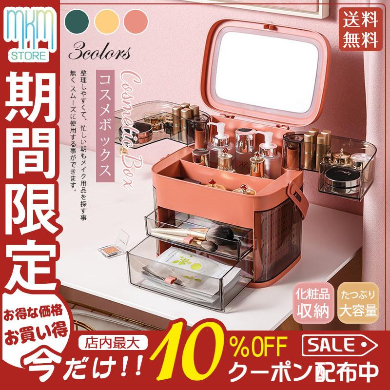 無料サンプルok コスメボックス メイクボックス コスメ メイクケース 持ち運び 化粧 収納 大容量 メイク 化粧品 小物入れ かわいい おしゃれ 女性 プレゼント Columbiatools Com