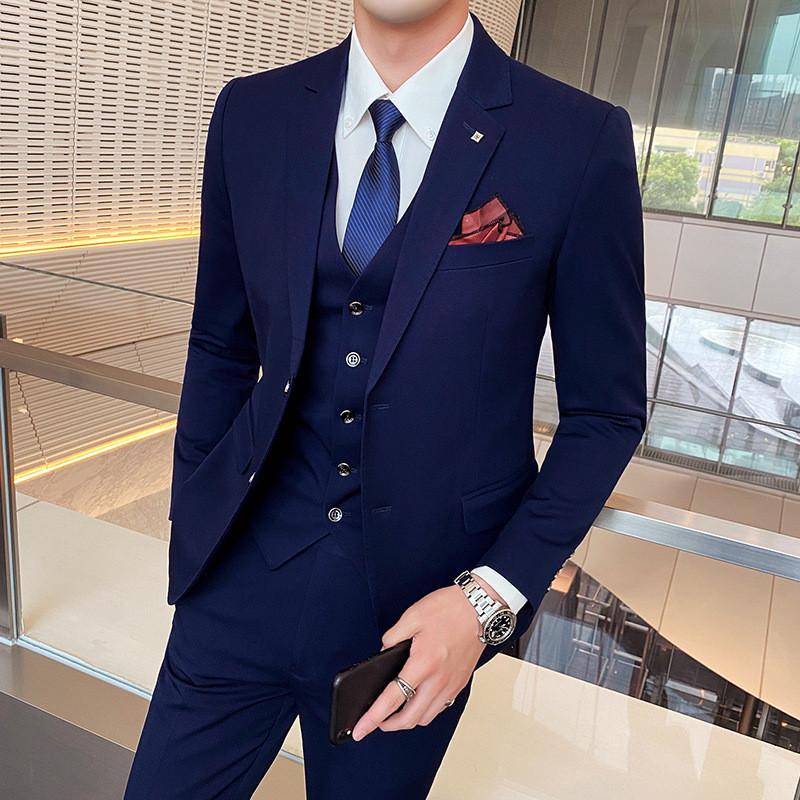スーツ メンズ スリーピース 2つボタン ビジネススーツ 3ピーススーツ 30代 40代 50代 おしゃれ 秋冬春 ベスト付き 結婚式 スリム 卒業式 Hx22feb34ntzxxxf14 Mkmstore 通販 Yahoo ショッピング