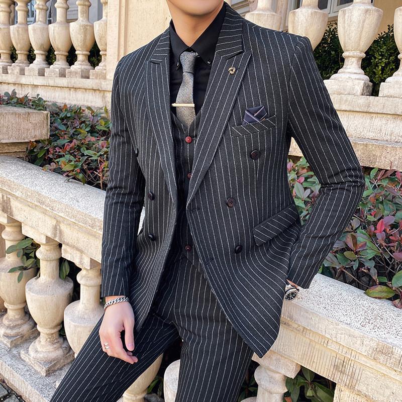 スーツ メンズ スリーピース 2つボタン ビジネススーツ 3ピーススーツ 30代 40代 50代 おしゃれ 秋冬春 ベスト付き 結婚式 スリム 卒業式 Hx22feb34ntzxxxf18 Mkmstore 通販 Yahoo ショッピング