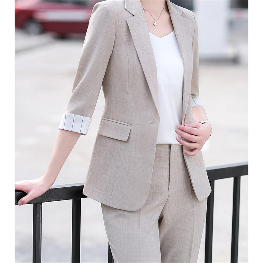 春の新作 テーラードジャケット レディース スーツジャケット 夏 七分袖 薄手 サマージャケット カジュアルスーツ 通勤 涼しい 洗える きれいめ 羽織り 春秋 Karolinemedeiros Com Br