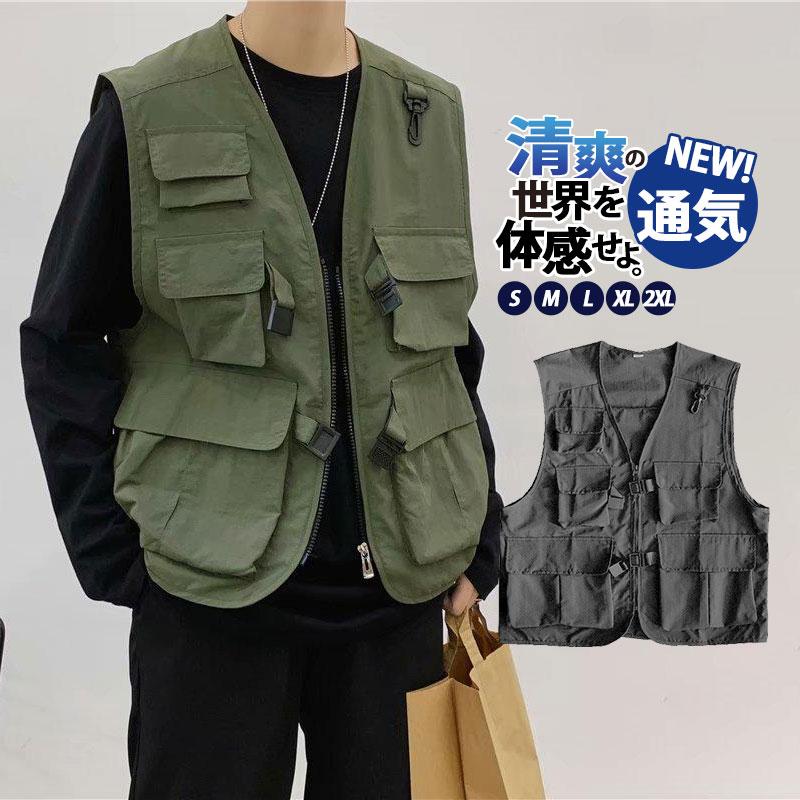 ベスト メンズ お釣りベスト 春夏 作業着 農業 仕事 レディース アウトドア 通勤 登山 釣り カメラマン キャンプ ミリタリー 撮影用 おしゃれ Hx34may21nbx05 Mkmstore 通販 Yahoo ショッピング