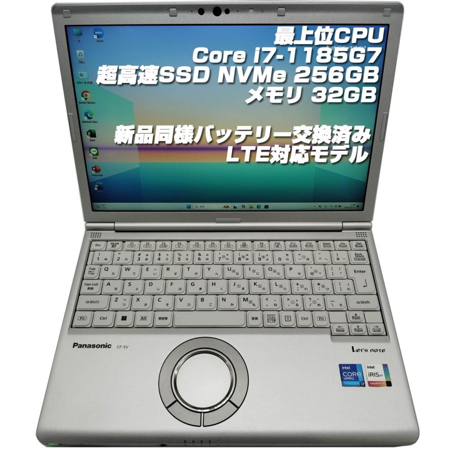Let's note ノートPC CF-SV1 レッツノート i7第11世代-1185G7/メモリ