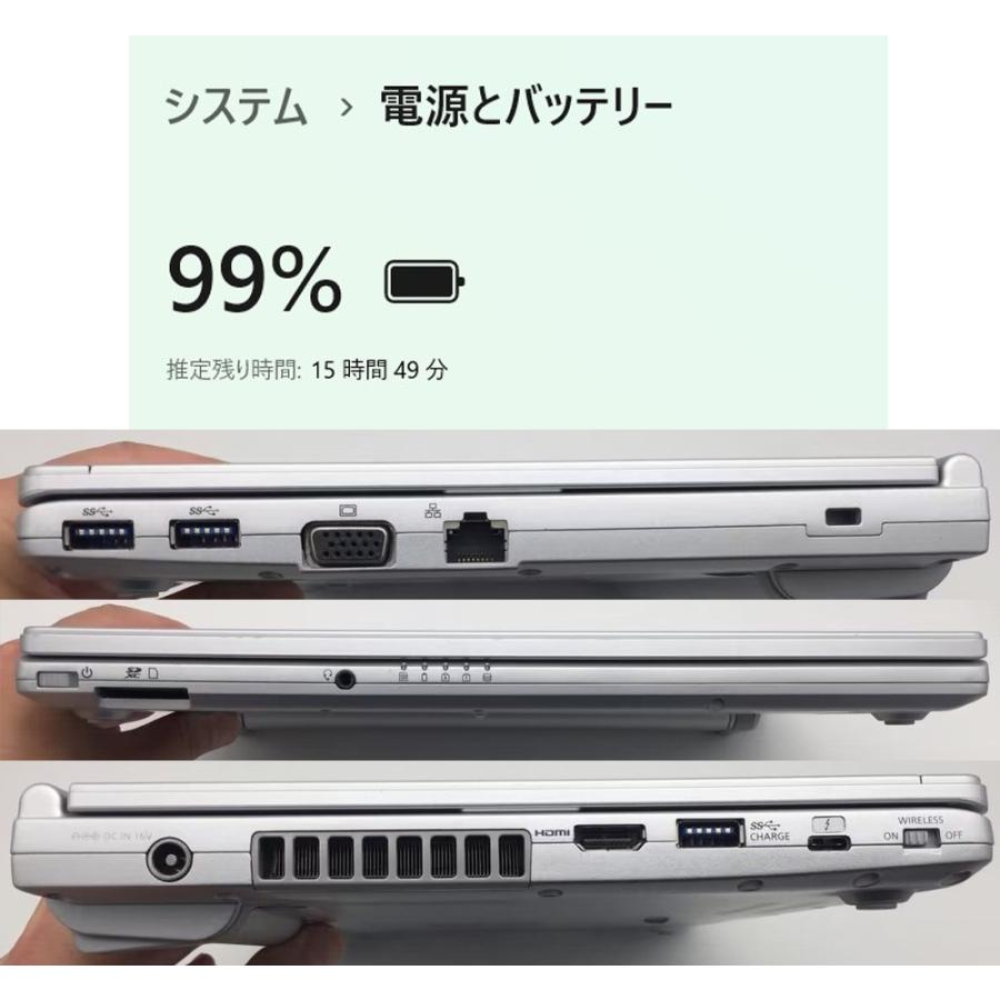 レッツノート CF-SV7 i5第8世代-8350U メモリ8GB SSD256GB Win10Pro 