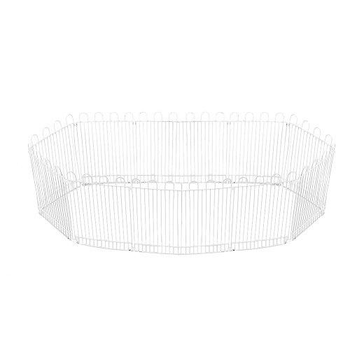 折りたたみ式 ペットサークル 小動物フェンス ペットゲート プレイサークル ペットフェンス 室外 室内 遊び用のサークル 設置簡単 ハムスター フェン