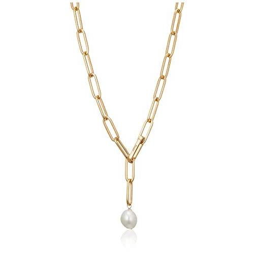 [Grosse(グロッセ)] Tresor2021 バロックパールネックレス ゴールド GJ25191