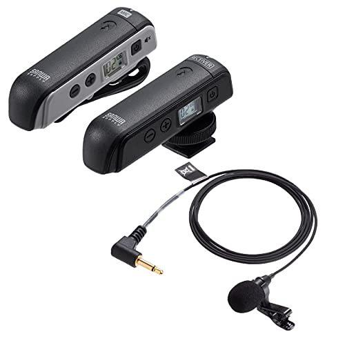 日本最大級 サンワダイレクト ワイヤレスマイク 送信機 ピンマイク付 カメラ スマホ Pc対応 ライブ配信 電池 給電 液晶付 400 Mcw001 注目の Www Sei Ba Gov Br