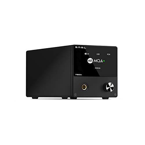S.M.S.L M500 DAC ヘッドホンアンプ プリアンプ 一体型「ES9038PRO」内蔵/MQA・ハイレゾ・DSD音源対応/高出力電流ヘッドホ