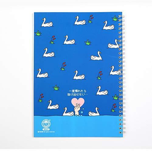 Namchini公式 スケジュール帳 自由帳 Namchini スプリングノート 罫線ノート サイズ スケジュール ノート 新学期 文房具 大きな取引