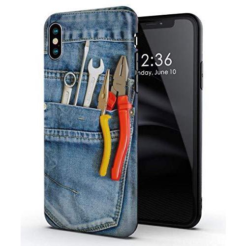 予約 工具 ポケット ジーンズ X Xsケース Iphone Attract イラスト レ スリム軽量 傷防止 アイフォンケース Tpu おもしろ かわいい ケース Www We Job Com