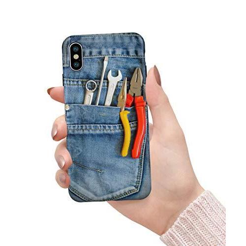 予約 工具 ポケット ジーンズ X Xsケース Iphone Attract イラスト レ スリム軽量 傷防止 アイフォンケース Tpu おもしろ かわいい ケース Www We Job Com