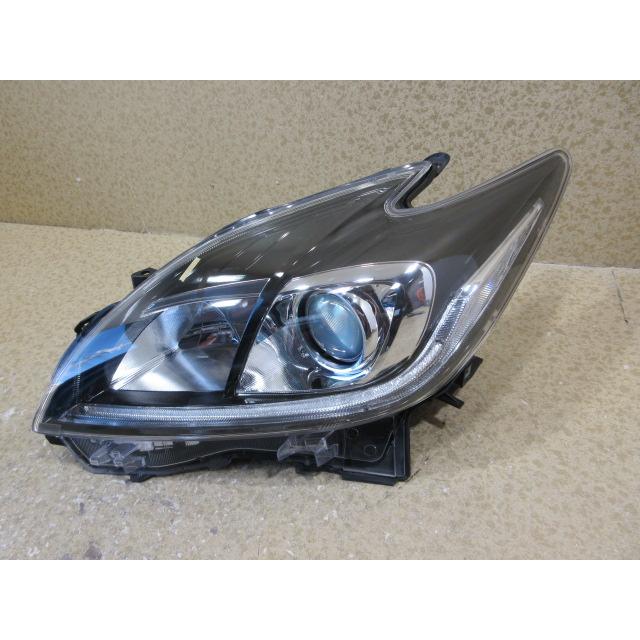 トヨタ プリウス ZVW30 後期 G's 純正 HID 左 ヘッドライト 刻印：ナ