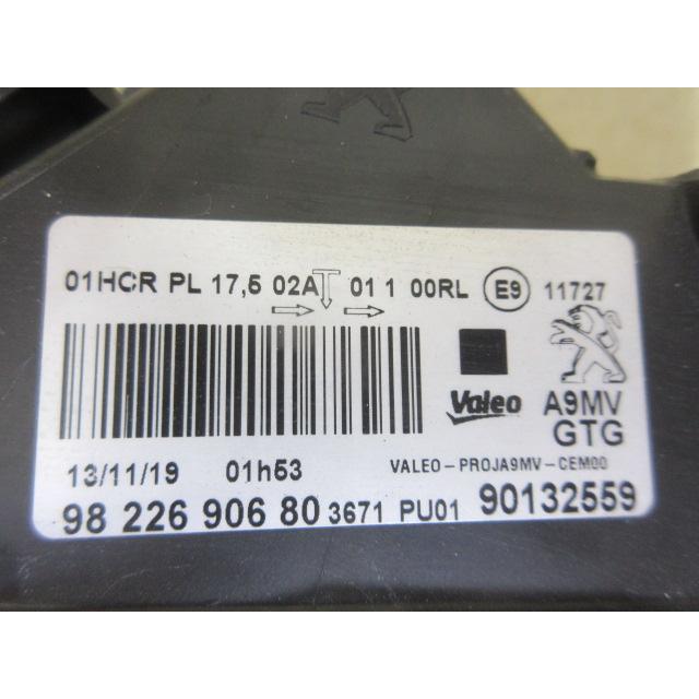 プジョー 208 A9 純正 ハロゲン 左 ヘッドライト 1685353280 : 株式