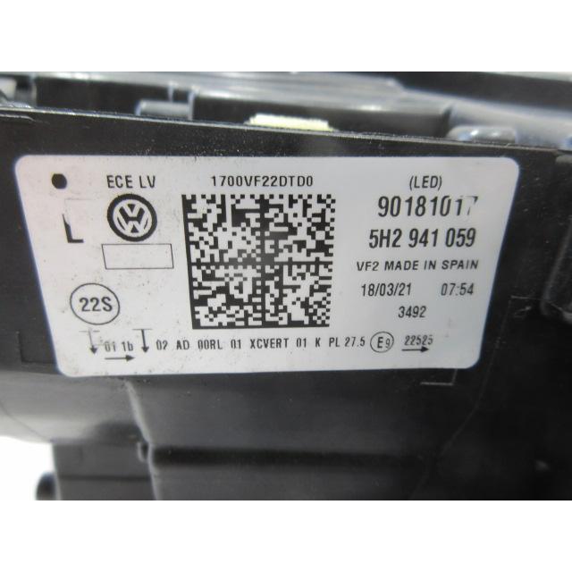 VWゴルフ8 左側ヘッドライト ☆美品☆ フォルクスワーゲン VW ゴルフ8 5H CD系 純正 左 LED