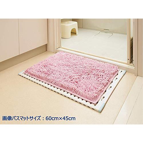 山崎産業 バスマットすのこ サラアンドカラ バスマット干しボード ホワイト M 45×65cmより小さいバスマット対応 171361|mkpg-store|02