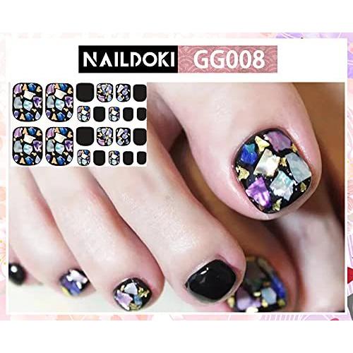 春夏新作 ネイル Naildoki Naildoki 6種類 損傷のない 足の爪 ネイルシール ネイルステッカー ネイルラップ ネイルアクセサリー リアルネイルジェールステッカー 女性 Www Threeriversofs Com
