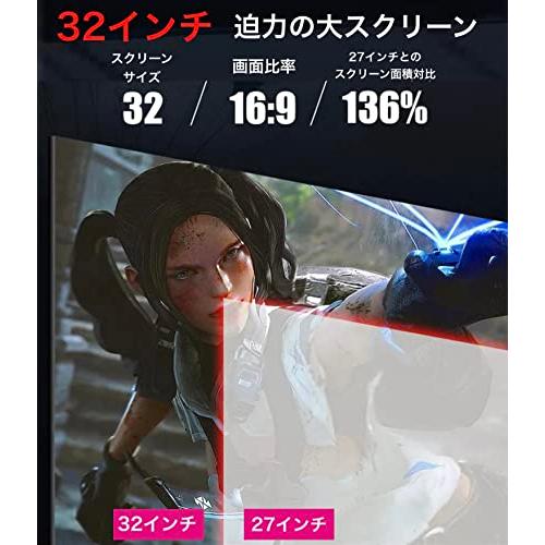 4K モニター 32インチ ディスプレイ IPS パネル LED ゲーミング UHD 3840x2160/非光沢/超薄型/HDR/FreeSync/HDMI/DisplayPort/スピーカー内蔵 YSM-D3204K スマホ、タブレット、パソコン PCサプライ、アクセサリー その他PCサプライ、アクセサリー