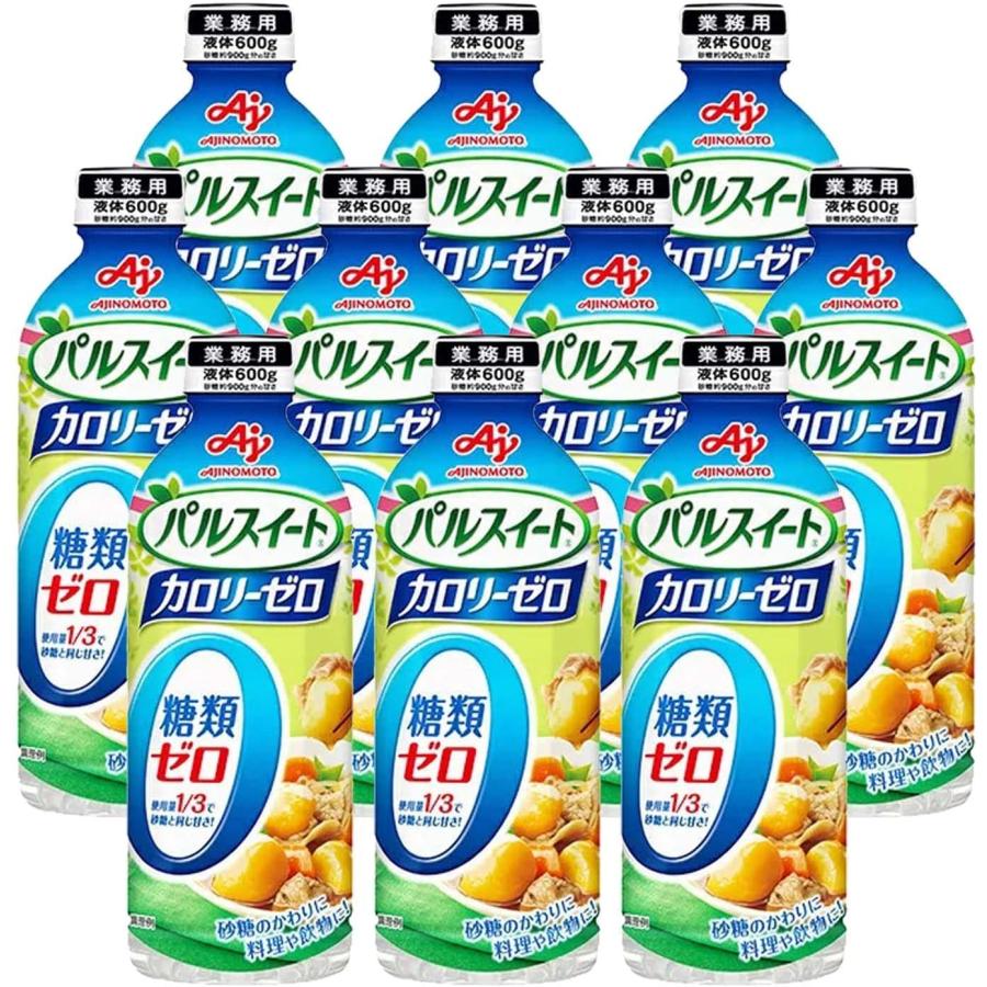 パルスイート 味の素 パルスイート カロリーゼロ 液体タイプ 600g × 10