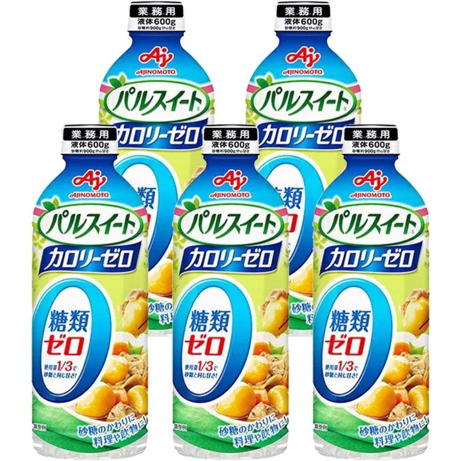 味の素　パルスイート　カロリーゼロ　液体タイプ　600g × 5個 セット（Yahoo!・mkrj ヤフーショッピング店）