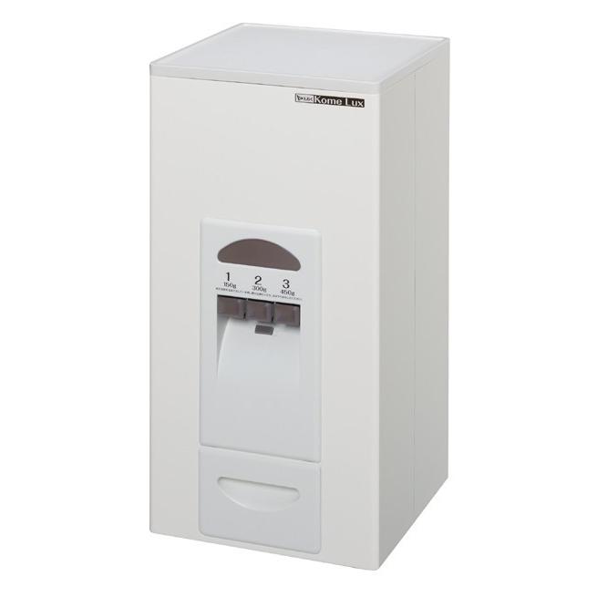 米びつ 計量米びつ Kome Lux RC-323W 米収納量23kg 未使用 計量米びつ 「コメラックス」RC-323W 米収納量=23kg : エムケー精工