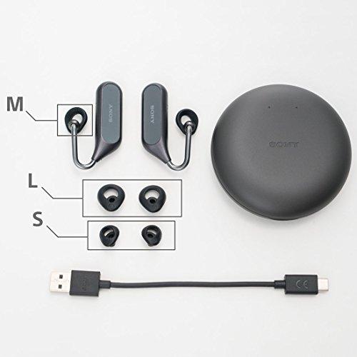 ソニー 完全ワイヤレスイヤホン Xperia Ear Duo XEA20JP : オープンイヤー ボイスアシスタント機能 クアッドビームフォーミングマイク搭載 2018年モ 