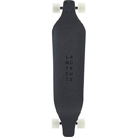 Landyachtz Evo 40 Spectrum ブラック ロングボード コンプリート スケートボード - 9.8インチ x 39インチ スポーツ ストリート系スポーツ