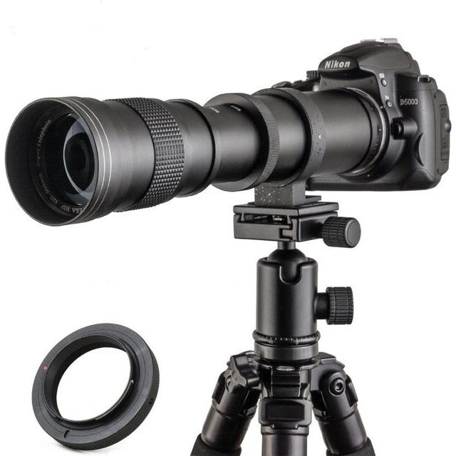 Jintu 420-1600 f/8.3 hd手動望遠レンズ (nikon d5100 d5200 d5300 d5500 d5600 d7100 d｜mkshopsjapan｜13