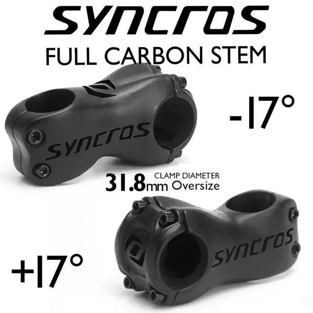 Syncros超軽量カーボンフレイザーsl mtb/マウンテン自転車パーツロードバイクカーボンファイバーステム角度6/17度31.8*70-120ミリ｜mkshopsjapan｜02