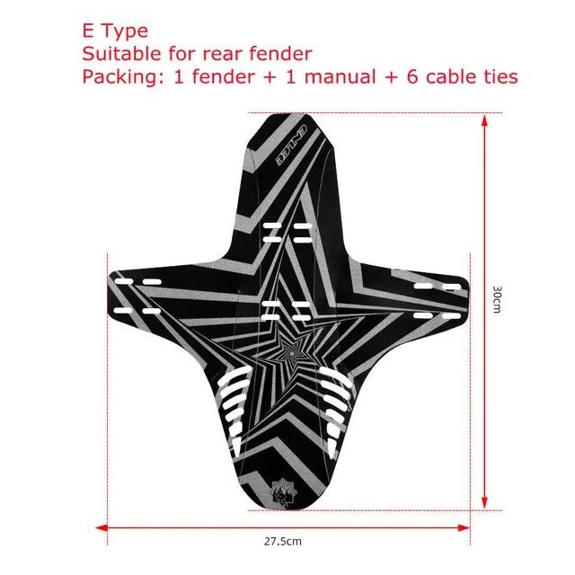 Mtbマッドガード自転車フェンダー自転車のフロントリアタイヤ用ホイールマウンテンバイクフェンダー自転車アクセサリー｜mkshopsjapan｜18