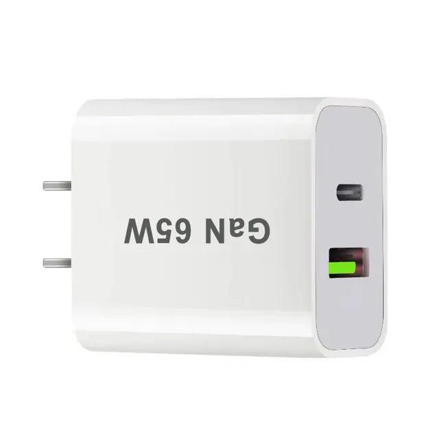 デュアル出力65W pdアダプター,USB Type-C,iPhone 13 12 11,Xiaomi 11pro,Samsung用の急速充電器｜mkshopsjapan｜03