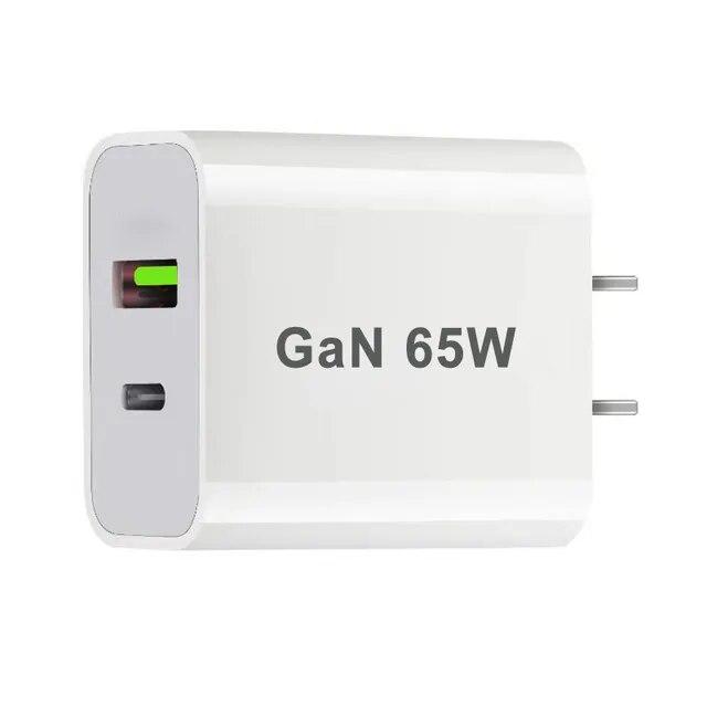 デュアル出力65W pdアダプター,USB Type-C,iPhone 13 12 11,Xiaomi 11pro,Samsung用の急速充電器｜mkshopsjapan｜07