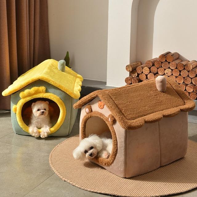爆安プライス 柔らかい犬の家，冬の猫の家，取り外し可能な取り外し可能なクッション，子犬のテント，犬のアクセサリー