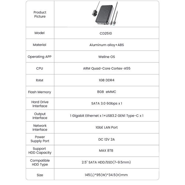 Orico-2.5インチSataエンクロージャー,外部ストレージデバイス,USB,HDD,個人用クラウドサーバー｜mkshopsjapan｜31