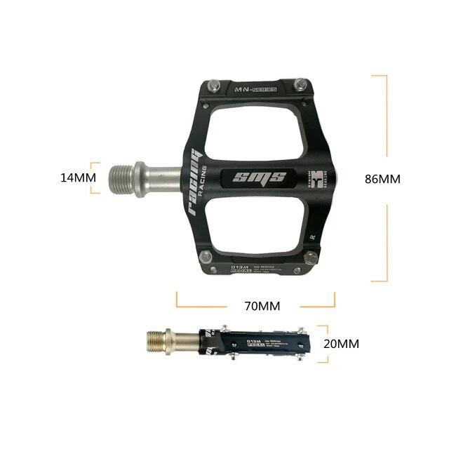 超軽量cncアルミニウム合金マウンテンバイクプラットフォーム,3つのベアリング,滑り止めロードバイクペダル,1ペア｜mkshopsjapan｜09