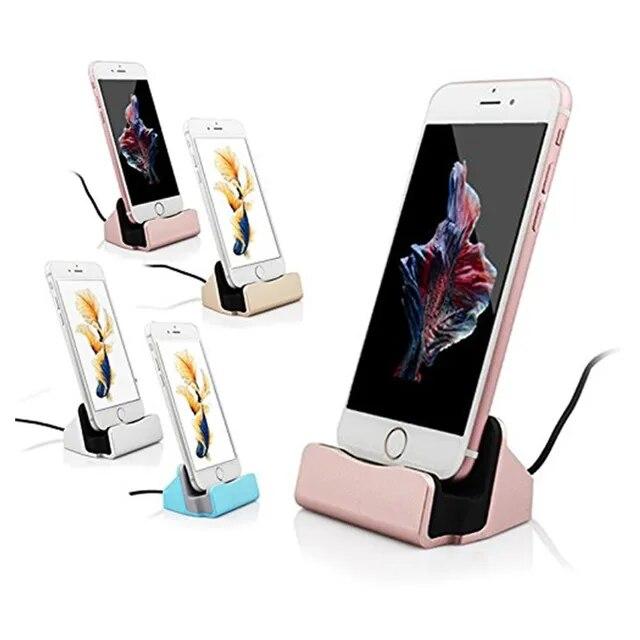 Iphoneの充電器充電スタンドステーションusb appleのiphone se/5/5s/5C/6/6s/7/8/プラスx/ipod nanoの/｜mkshopsjapan｜02