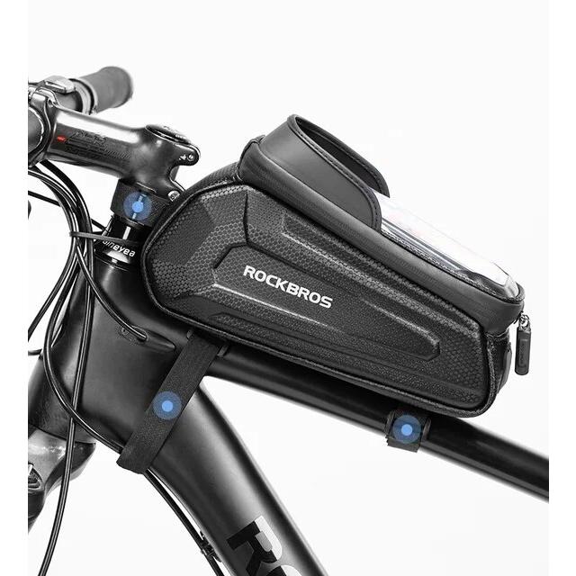 Rockbros-自転車フレーム用防水フロントバッグ,6.5インチ自転車用フロントフォンバッグ｜mkshopsjapan｜25