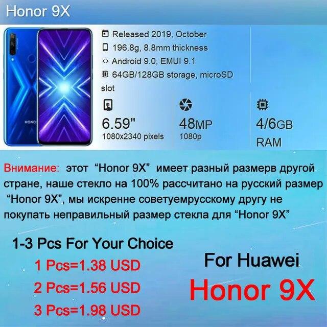 名誉9xガラス保護9 × huawei社honor9xに強化glas hauwei huawey honer x9スクリーンプロテクターシートフィルム｜mkshopsjapan｜08