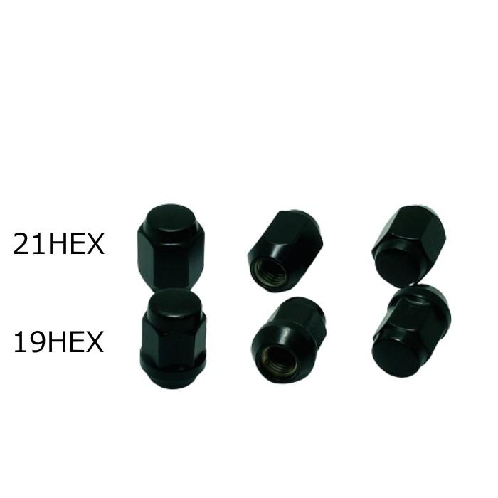 ホイールナット 標準サイズ ブラック 24個 M12×P1.25/P1.5-19HEX/21HEX ハイエース/キャラバン等|mkst-2|02