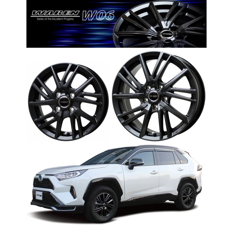 業販品 新品 WAREN W06 15インチ 6J+43 5-100 ガンメタリック 特選タイヤ 175/65R15 4本SET シエンタ(170系) 夏タイヤ ラジアルタイヤ
