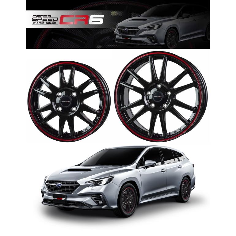 業販品 新品 CROSS SPEED HYPER EDITION CR6 18インチ 7.5J+48 5-114.3 GGM/R 特選タイヤ 215/35R18 4本SET クロススピード
