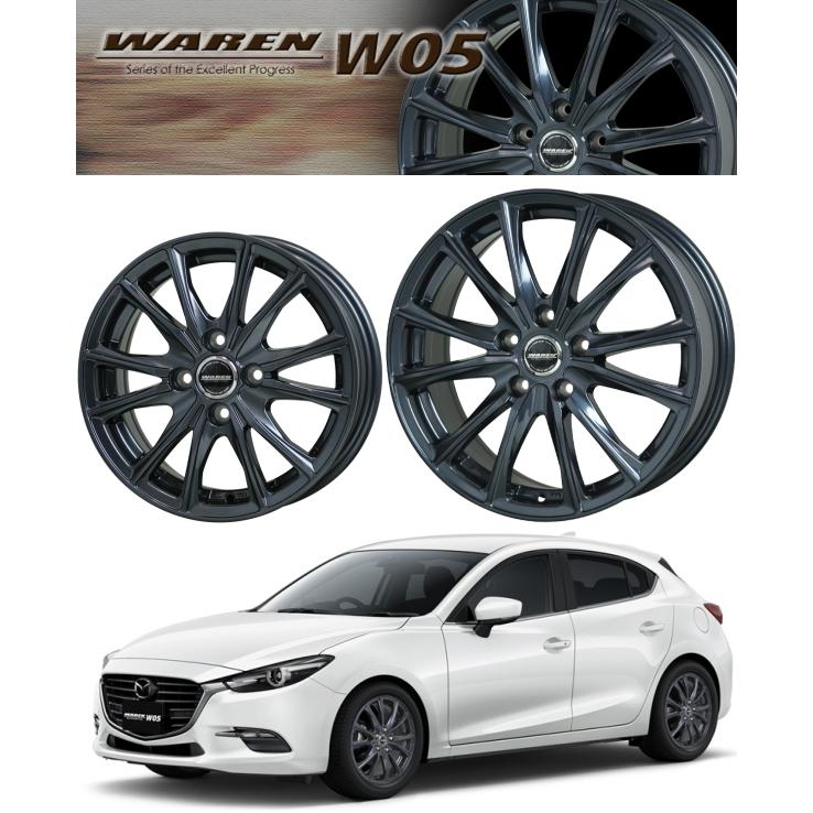 業販限定販売] [新品] [18インチ] [GM] WAREN W05] [8J+42] [235/55R18 