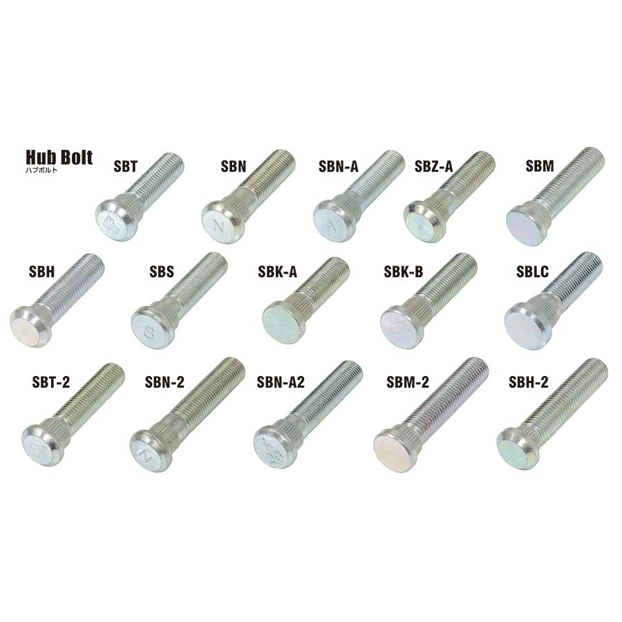 送料無料 新品 KYO-EI ハブボルト(Hub Bolt) (品番:SBM) (M12×P1.5) (長さ 51mm) (スプライン径 14.3mm) (24本) 三菱車 国産車 日本車