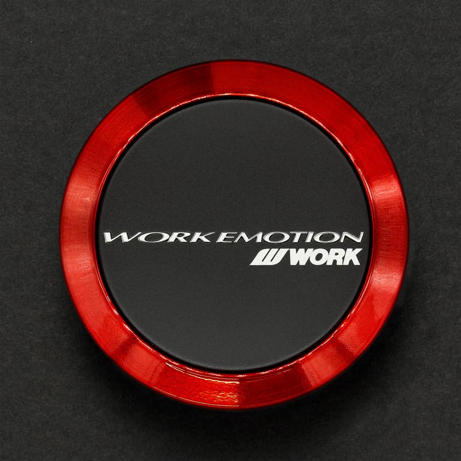 なちゃ様 送料無料 新品 正規品 WORK センターキャップ 4枚 [No.120273] [FLAT