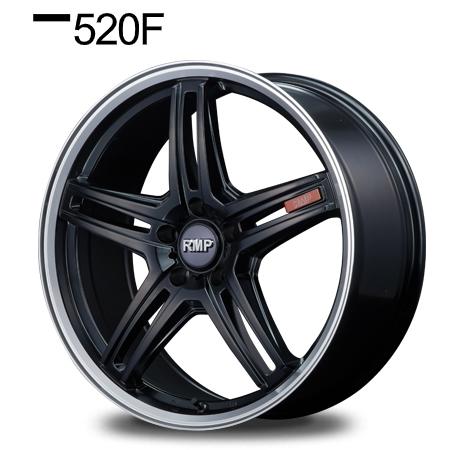 [業販限定販売] [新品] 18インチ RMP 520F 7J+48 235/55R18 CX-5/CR-V 4本SET [SB/RP] [アールエムピー] [ブラック]