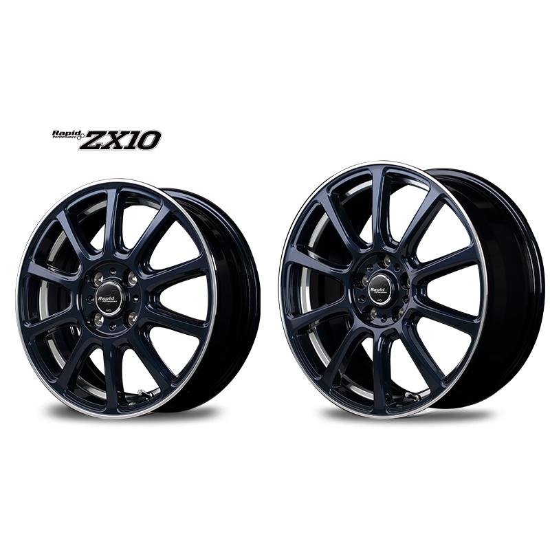 [業販限定販売] [新品] [18インチ] [軽量] [Rapid performance ZX10] [7.5J+53] [235/55R18] [Legacy Outback] [ラピード] [AD BLUE]